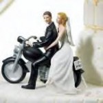 013939 Get Away Motorcycle Cake Topper