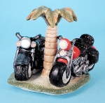 Motorcycles with Palm Tree