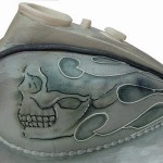 Custom Paint Motorcycle Cake Skull painted cake