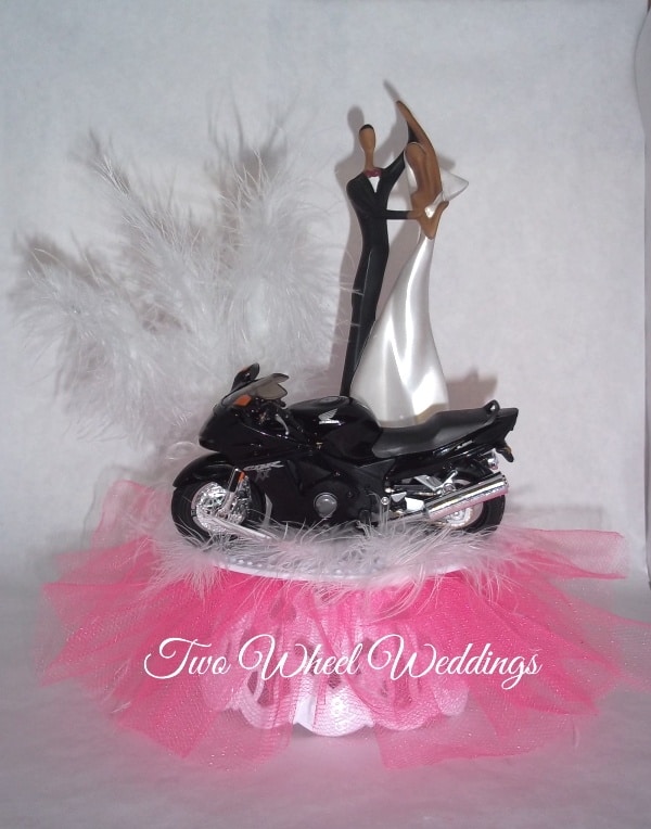 Motorcycle Wedding Cake Toppers Two Wheel Weddings